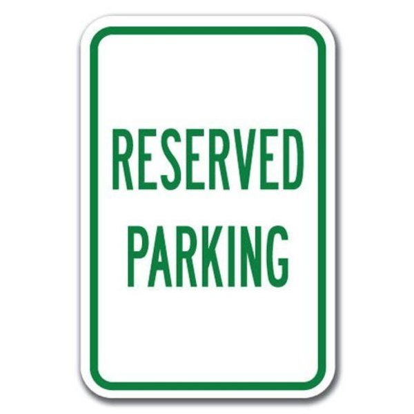 Signmission Reserved Parking Sign 12inx18in Heavy Gauge Aluminum Signs, A-1218 Reserved Parking Signs - Re Pk A-1218 Reserved Parking Signs - Re Pk